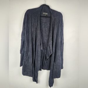 Barefoot Dreams Open Front Cardigan Ultra Soft Black S/M.